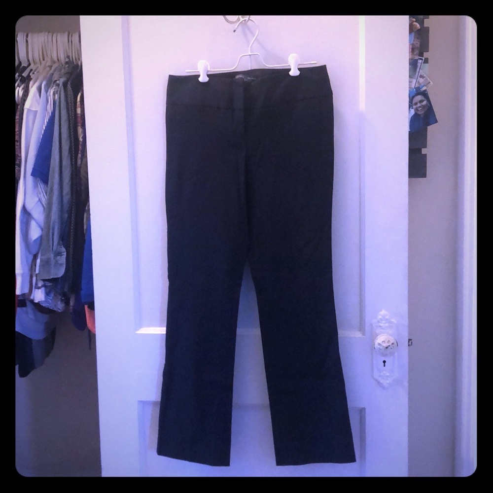 Ideal stretch navy pants